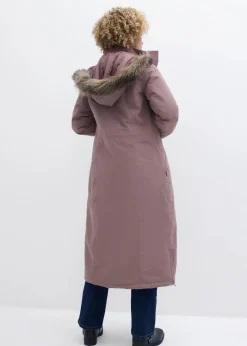 wasserdichter Outdoor-Mantel mit Fellimitat