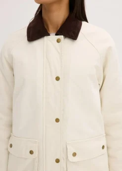 Wattierte Twill-Jacke