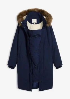 Wattierter 3-in-1 Umstands- und Tragemantel