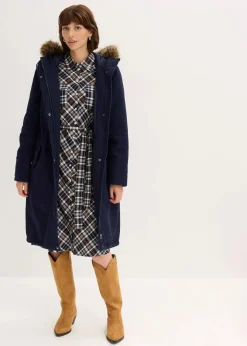 Wattierter Long-Parka