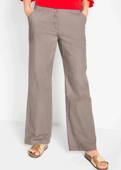 Webhose aus Leinen-Baumwoll-Mix