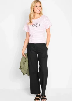 Webhose aus Leinen-Baumwoll-Mix