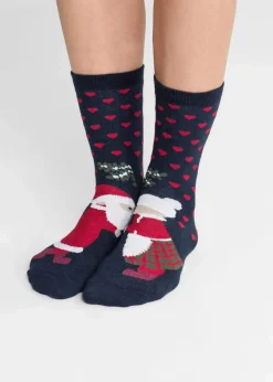 Weihnachtssocken mit Bio-Baumwolle (3er Pack)