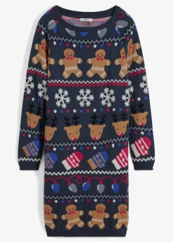 Weihnachts-Strickkleid