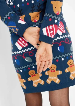 Weihnachts-Strickkleid