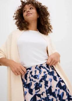 Weit geschnittener Midi-Rock