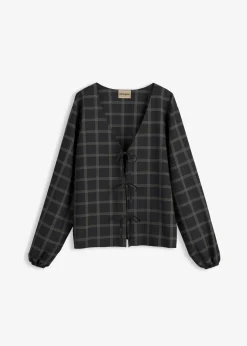 Weite Bluse aus softer Viskose