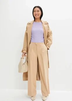 Weite Bundfaltenhose