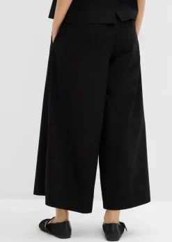 Weite Culotte aus reiner Baumwolle