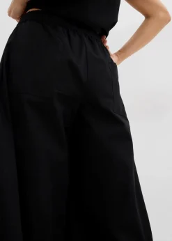 Weite Culotte aus reiner Baumwolle