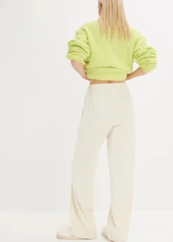 Weite Schlupfhose in Cordoptik