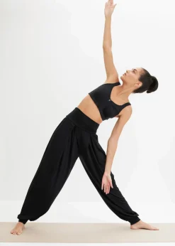 Weite Sporthose mit umklappbaren Bund