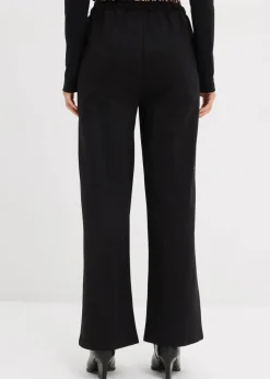 Weite Sweathose mit Kontrastbund