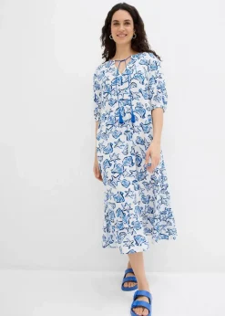 Weites Kleid aus Viskosecrincle