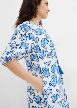 Weites Kleid aus Viskosecrincle