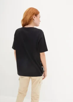 Weites T-Shirt aus Bio-Baumwolle