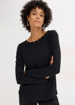 Wellenkanten Shirt aus Punto di Roma