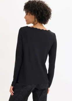 Wellenkanten Shirt aus Punto di Roma