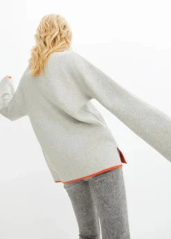 Wende-Pullover aus Feinstrick