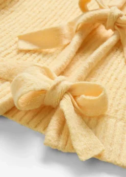 Wendestrickjacke mit Schleifen