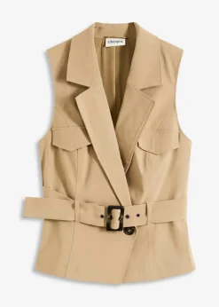Weste mit Gürtel