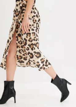 Wickelrock aus feinem Viskose-Mix