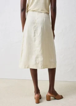 Wickelrock aus reinem Leinen