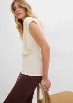 Wickelshirt aus fließendem Viskose-Mix