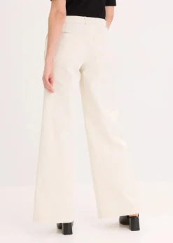 Wide Leg Hose mit Stretch