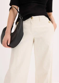 Wide Leg Hose mit Stretch