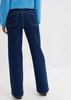 Wide Leg Jeans High Waist, Bio-Baumwolle