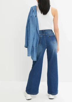 Wide Leg Jeans High Waist, Bio-Baumwolle