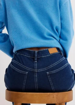 Wide Leg Jeans High Waist, Bio-Baumwolle