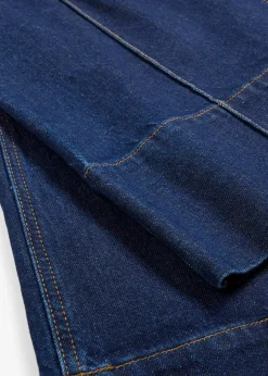 Wide Leg Jeans Mid Waist, cropped