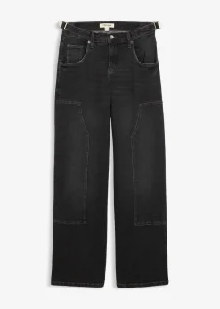 Wide-Leg Jeans Mid Waist
