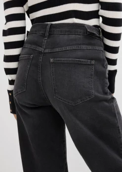 Wide-Leg Jeans Mid Waist