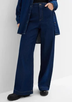 Wide-Leg-Jeans High Waist