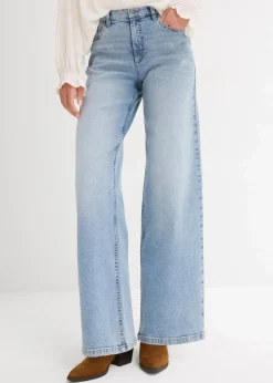 Wide-Leg-Jeans, High Waist