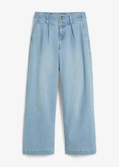 Wide-Leg-Jeans High Waist, Bequembund