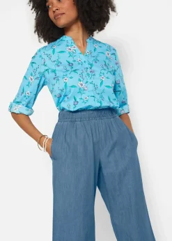 Wide-Leg-Jeans, High Waist, Bequembund