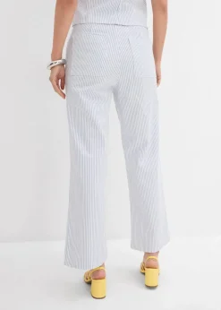 Wide-Leg-Jeans High Waist, cropped