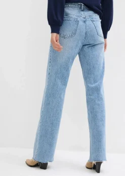 Wide-Leg-Jeans, High Waist, full Length