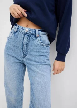 Wide-Leg-Jeans, High Waist, full Length