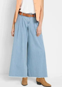 Wide-Leg-Jeans, Hosenrock