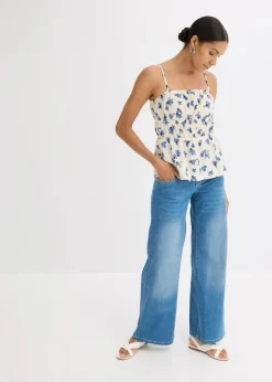 Wide-Leg-Jeans, Low Waist