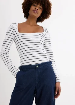 Wide-Leg-Jeans Mid Waist