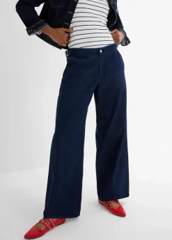 Wide-Leg-Jeans Mid Waist