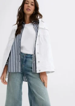 Wide-Leg-Jeans Mid Waist