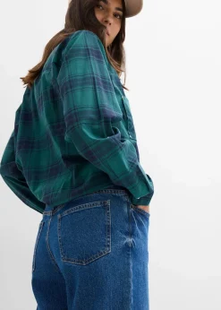 Wide-Leg-Jeans Mid Waist