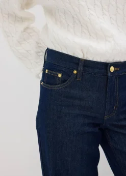 Wide-Leg-Jeans Mid Waist